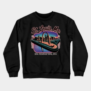 St. Louis MO. Souvenir Vintage Nostalgic Cityscape tee Crewneck Sweatshirt